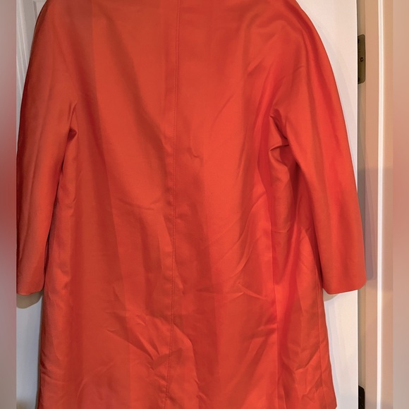 Peach coloured knee length coat size 12 - Picture 1 of 6
